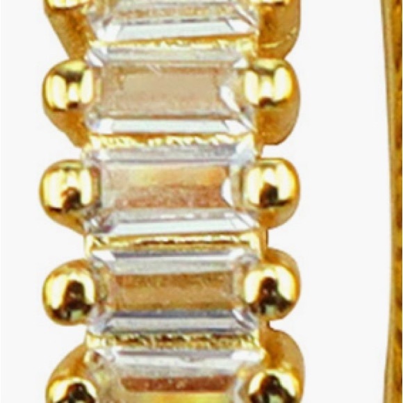 Panacea Cache Gold and Silver Accent Earrings - Picture 3 of 3